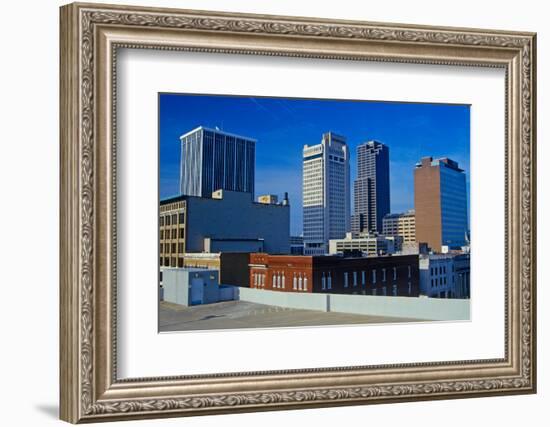 State capital and skyline in Little Rock, Arkansas-null-Framed Photographic Print