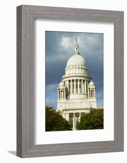 State Capital building of Providence Rhode Island-null-Framed Photographic Print