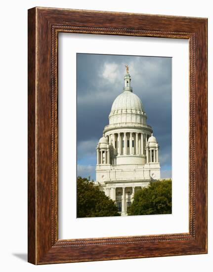 State Capital building of Providence Rhode Island-null-Framed Photographic Print