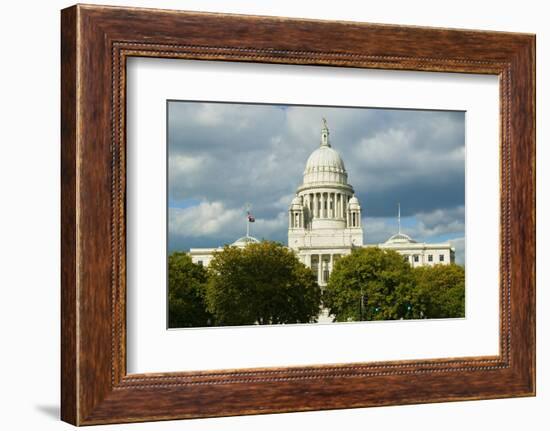 State Capital building of Providence Rhode Island-null-Framed Photographic Print