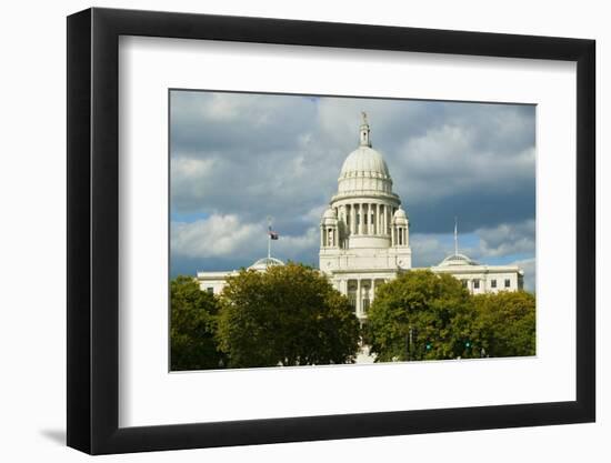 State Capital building of Providence Rhode Island-null-Framed Photographic Print