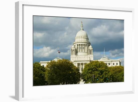 State Capital building of Providence Rhode Island-null-Framed Photographic Print