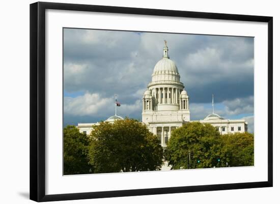 State Capital building of Providence Rhode Island-null-Framed Photographic Print