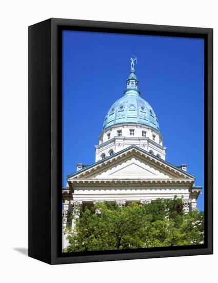 State Capital Building, Topeka, Kansas-Mark Gibson-Framed Premier Image Canvas
