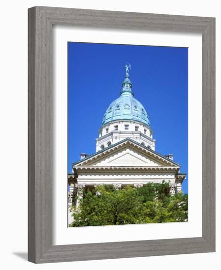 State Capital Building, Topeka, Kansas-Mark Gibson-Framed Photographic Print