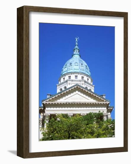 State Capital Building, Topeka, Kansas-Mark Gibson-Framed Photographic Print