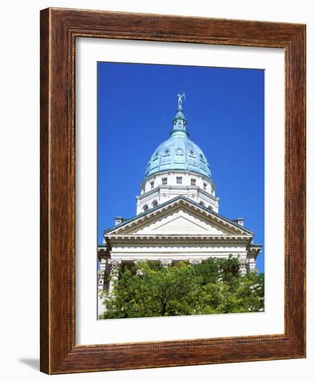 State Capital Building, Topeka, Kansas-Mark Gibson-Framed Photographic Print