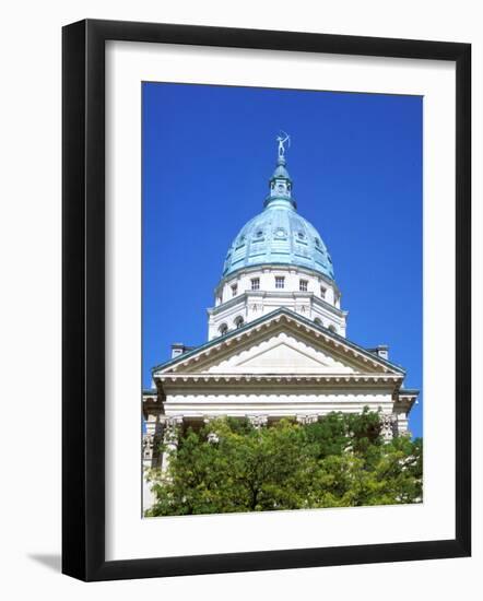 State Capital Building, Topeka, Kansas-Mark Gibson-Framed Photographic Print