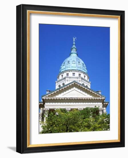 State Capital Building, Topeka, Kansas-Mark Gibson-Framed Photographic Print