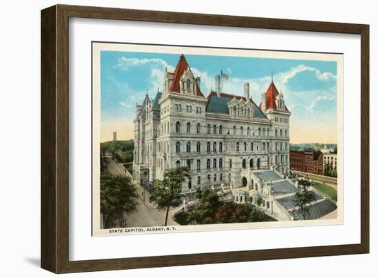 State Capitol, Albany, New York-null-Framed Art Print