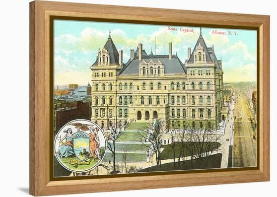 State Capitol, Albany, New York-null-Framed Stretched Canvas