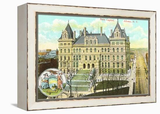 State Capitol, Albany, New York-null-Framed Stretched Canvas