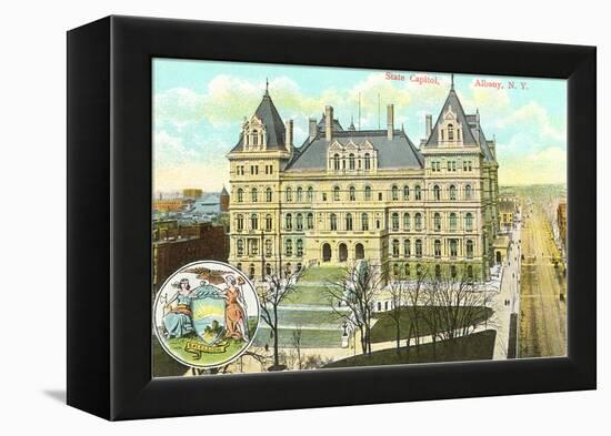 State Capitol, Albany, New York-null-Framed Stretched Canvas