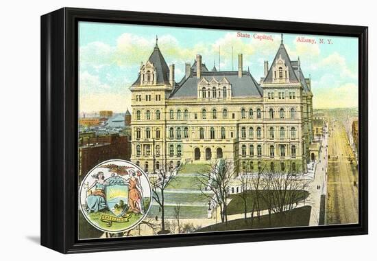 State Capitol, Albany, New York-null-Framed Stretched Canvas