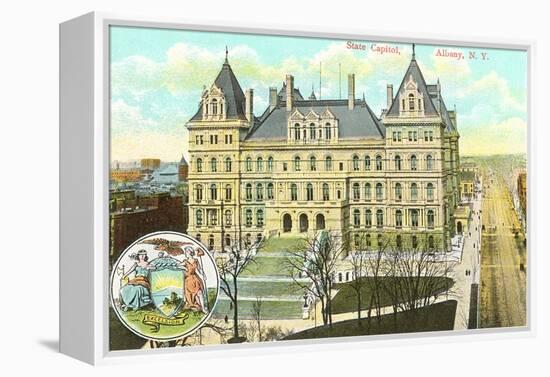 State Capitol, Albany, New York-null-Framed Stretched Canvas