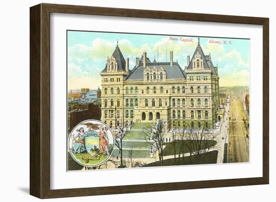 State Capitol, Albany, New York-null-Framed Art Print