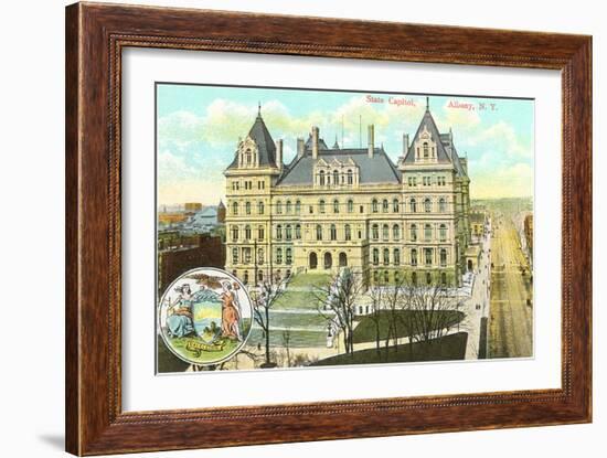 State Capitol, Albany, New York-null-Framed Art Print