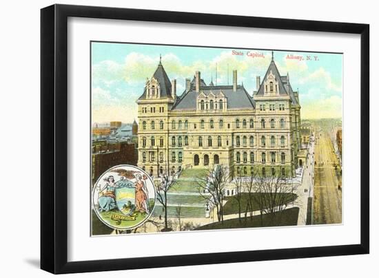 State Capitol, Albany, New York-null-Framed Art Print