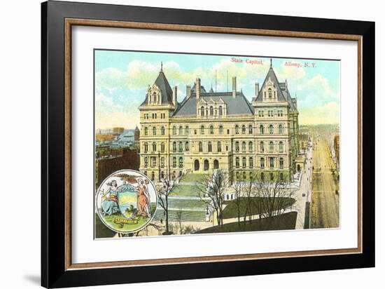 State Capitol, Albany, New York-null-Framed Art Print