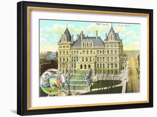 State Capitol, Albany, New York-null-Framed Art Print