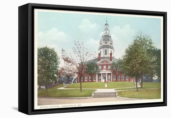 State Capitol, Annapolis, Maryland-null-Framed Stretched Canvas