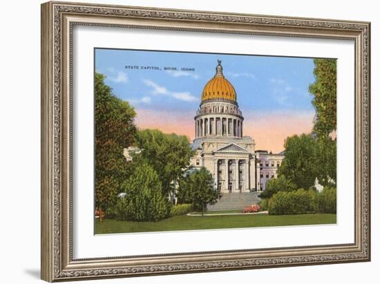 State Capitol, Boise, Idaho-null-Framed Art Print