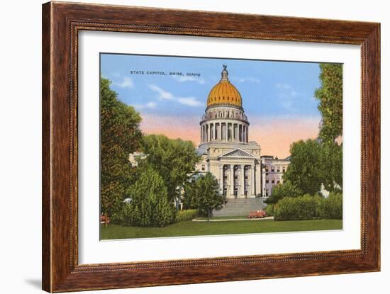 State Capitol, Boise, Idaho-null-Framed Art Print