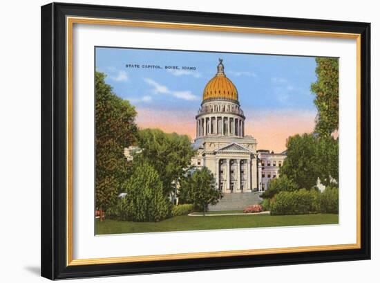 State Capitol, Boise, Idaho-null-Framed Art Print