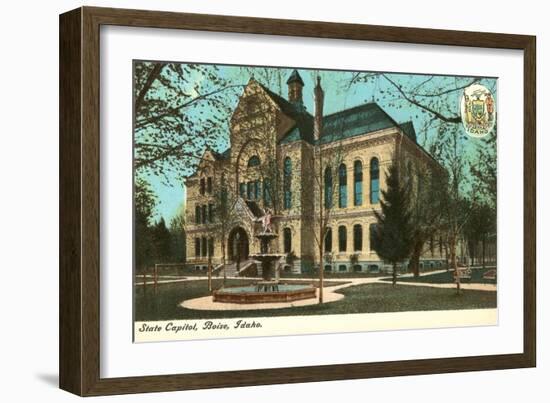 State Capitol, Boise, Idaho-null-Framed Art Print