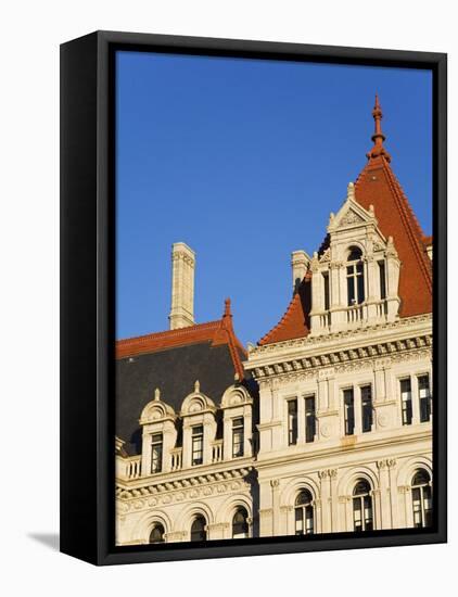 State Capitol Building, Albany, New York State, United States of America, North America-Richard Cummins-Framed Premier Image Canvas