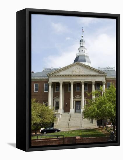 State Capitol Building, Annapolis, Maryland, United States of America, North America-Robert Harding-Framed Premier Image Canvas