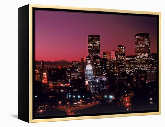 State Capitol Building, Denver, CO-Mark Gibson-Framed Premier Image Canvas