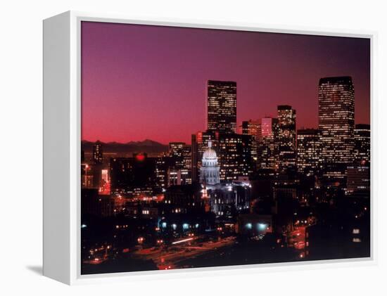 State Capitol Building, Denver, CO-Mark Gibson-Framed Premier Image Canvas