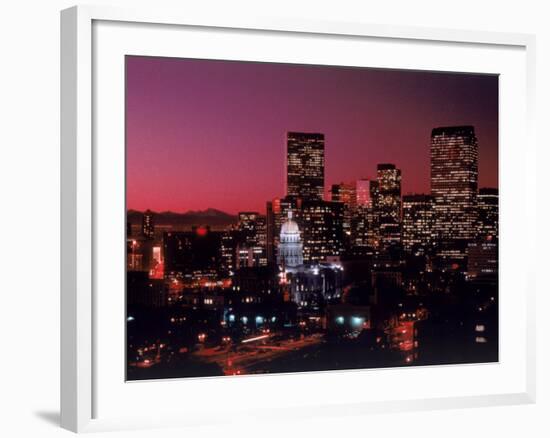 State Capitol Building, Denver, CO-Mark Gibson-Framed Photographic Print