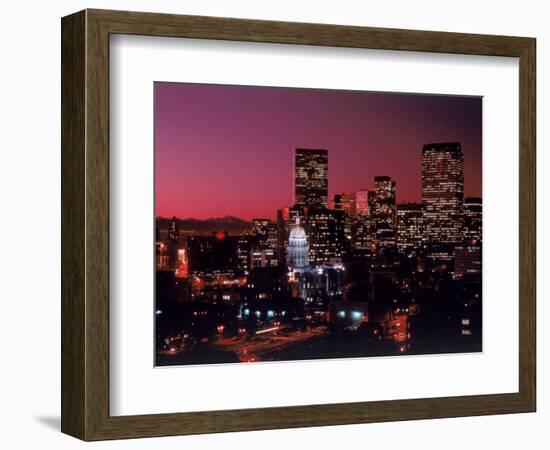 State Capitol Building, Denver, CO-Mark Gibson-Framed Photographic Print