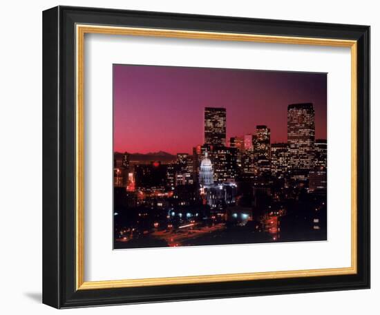 State Capitol Building, Denver, CO-Mark Gibson-Framed Photographic Print