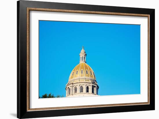 State Capitol Building in Denver-benkrut-Framed Photographic Print