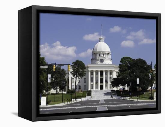 State Capitol Building in Montgomery, Alabama, United States of America, North America-John Woodworth-Framed Premier Image Canvas