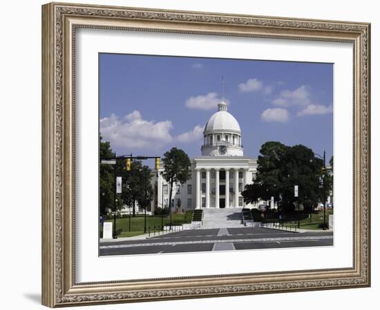 State Capitol Building in Montgomery, Alabama, United States of America, North America-John Woodworth-Framed Photographic Print