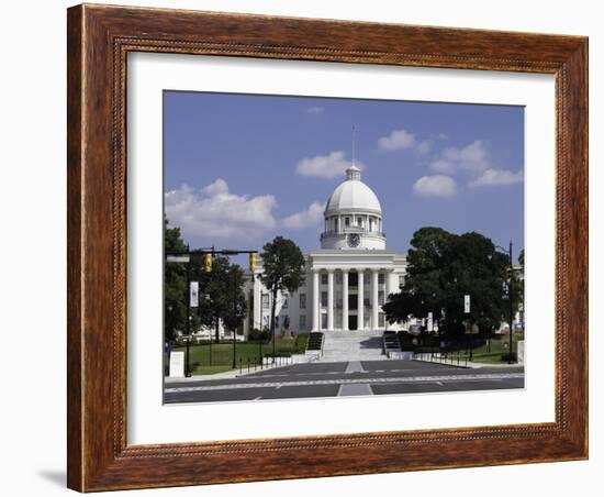 State Capitol Building in Montgomery, Alabama, United States of America, North America-John Woodworth-Framed Photographic Print