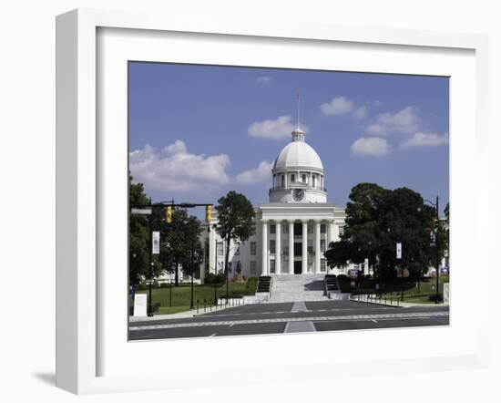 State Capitol Building in Montgomery, Alabama, United States of America, North America-John Woodworth-Framed Photographic Print