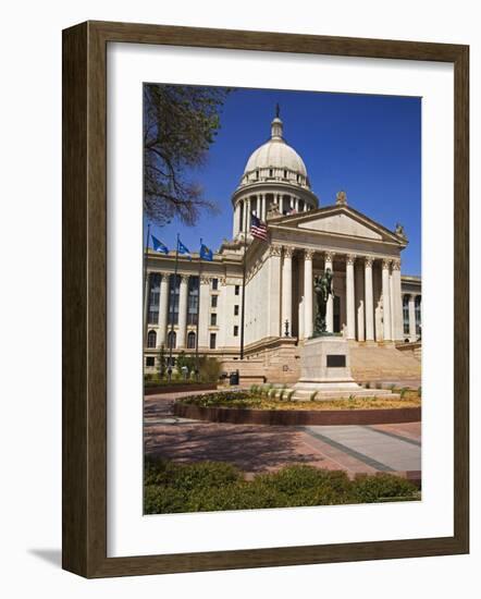State Capitol Building, Oklahoma City, Oklahoma, United States of America, North America-Richard Cummins-Framed Photographic Print
