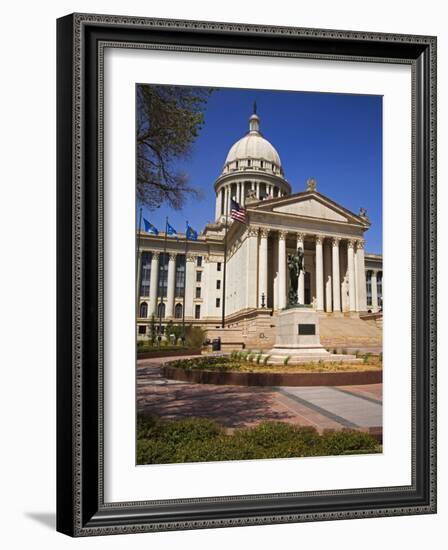 State Capitol Building, Oklahoma City, Oklahoma, United States of America, North America-Richard Cummins-Framed Photographic Print