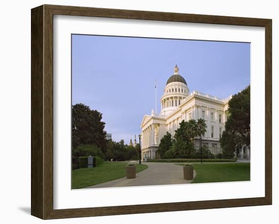 State Capitol Building, Sacramento, California-Dennis Flaherty-Framed Photographic Print