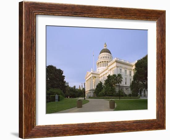 State Capitol Building, Sacramento, California-Dennis Flaherty-Framed Photographic Print