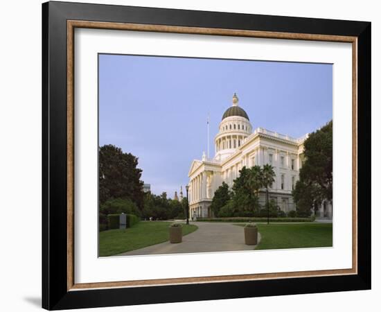 State Capitol Building, Sacramento, California-Dennis Flaherty-Framed Photographic Print