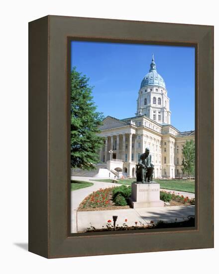 State Capitol Building, Topeka, Kansas-Mark Gibson-Framed Premier Image Canvas