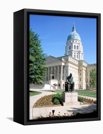 State Capitol Building, Topeka, Kansas-Mark Gibson-Framed Premier Image Canvas