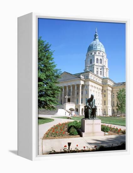 State Capitol Building, Topeka, Kansas-Mark Gibson-Framed Premier Image Canvas
