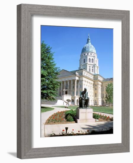 State Capitol Building, Topeka, Kansas-Mark Gibson-Framed Photographic Print